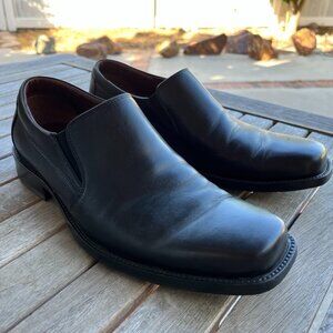 Johnston & Murphy Men's Dress Loafers Shoes Size 8.5 Leather Black